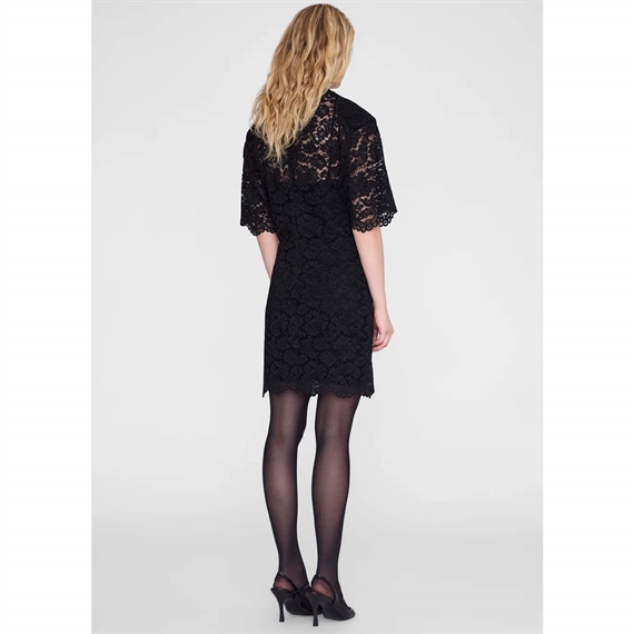 Anine Bing Leonor Kjole, Black Lace